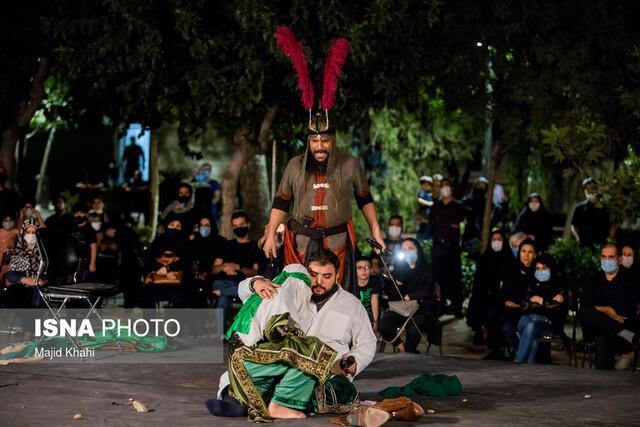 تعزیه بازار شام مقابل تالار وحدت اجرا می شود تعزیه بازار شام مقابل تالار وحدت اجرا می شود