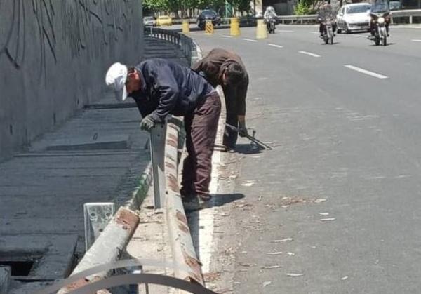 بزرگراه شهید صیاد شیرازی ایمن شد