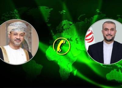 گفت وگوی تلفنی وزیران خارجه ایران و عمان درباره لغو تحریم ها