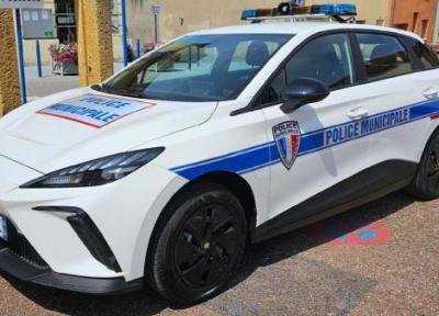 خودروی چینی که در فرانسه ماشین پلیس شد!، عکس