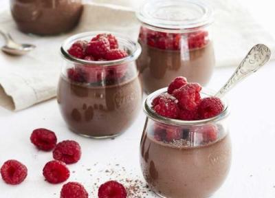 طرز تهیه دسر پاناکوتا شکلاتی